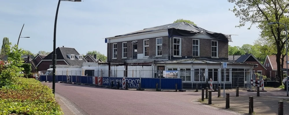 Pand bowlingbaan tijdens verbouwing