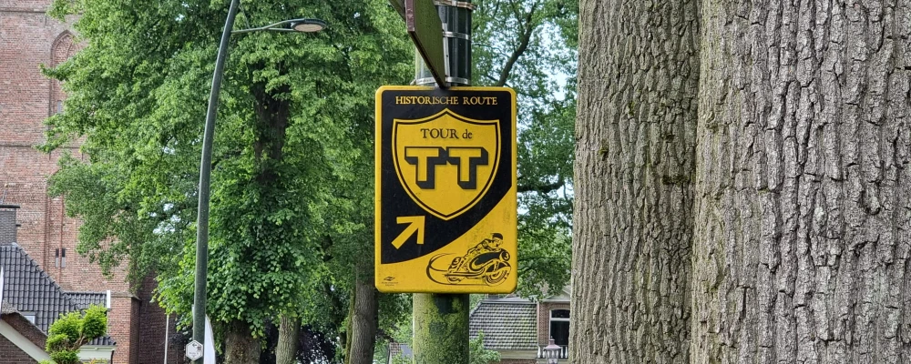 Tour de TT routebord